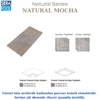 Natural Mocha Porselen Tutamak Köşe İç/Dış BükeyliPorselen TutamakSerapoolNMKOSEHB