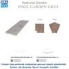 Pool Garden Grey Porselen Tutamak Köşe ParçasıPorselen TutamakSerapoolPGGKOSEH