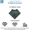 Pool Mix İç Bükey 4x33 cmPorselen KarolarSerapoolPM33IB
