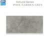 Porselen Çizgi Taşma Karo 33x66x1,80 cm - Pool Garden GreyPorselen TutamakSerapoolPGG3366HST