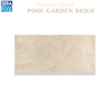 Porselen Çizgi Taşma Karo 33x66x1,80 cm - Pool Garden BeigePorselen TutamakSerapoolPGB3366HST