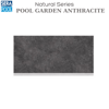 Porselen Çizgi Taşma Karo 33x66x1,80 cm - Pool Garden AnthracitePorselen TutamakSerapoolPGA3366HST