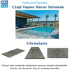 Porselen Çizgi Taşma Tutamak 33x66x1,80 cm - Beige StonePorselen TutamakSerapoolBS3366HSH
