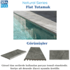 Porselen Flat Tutamak 25x50 cm - Pool Garden GreyPorselen TutamakSerapoolPGG2550FH