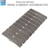 Porselen Flex Izgara 15x50 cm - Pool Garden AnthracitePorselen IzgaraSerapoolPGAGF