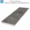 Porselen Hidden Izgara 25x65 cm - Pool Garden AnthracitePorselen IzgaraSerapoolPGAGHM