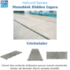 Porselen Hidden Izgara 25x65 cm - Pool Garden GreyPorselen IzgaraSerapoolPGGGHM