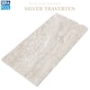 Porselen Tutamak 25x50 cm - Silver TravertenPorselen TutamakSerapoolSTH