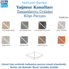 Porselen Yağmur Kanalı Köşe 12,5x12,5 cmPorselen Yağmur KanalıSerapoolRCC