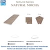 Serapool Natural Seri Natural Mocha Porselen Flex Izgara Köşe ParçasıPorselen IzgaraSerapoolNMKOSEGF