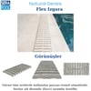 Serapool Natural Seri Pool Garden Grey Porselen Flex IzgaraPorselen IzgaraSerapoolPGGGF