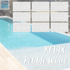 Serapool  Relax Pebble White Porselen Havuz KarolarıPorselen Havuz İçi KarolarSerapoolRPW3366