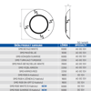 SS Slim Flat Sıva Üstü Aydınlatma Armatürü (Çap 27,5 cm, Yükseklik 3,3 cm)Havuz Aydınlatma EkipmanlarıSkypoolSKY157