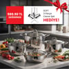 Sofram Master 8 Parça Tencere Seti + Soft Cezve Seti (3 Parça)