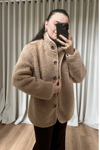 Camel Teddy Ceket