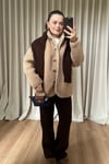 Camel Teddy Ceket