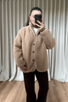 Camel Teddy Ceket