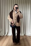 Camel Teddy Ceket