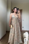 Drape Detaylı Şifon Elbise