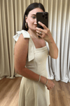 Fiyonk Askılı Elbise