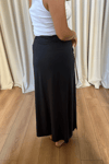 Füme Drape Detaylı Modal Etek