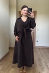 Kemerli Kloş Elbise