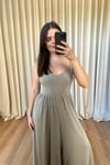 Noa Vizon İp Askılı Modal Tulum