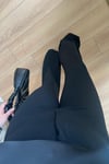 Siyah İspanyol Paça Krep Pantolon