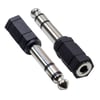 6,3 mm Stereo Erkek-3,5 mm Stereo Dişi Çevirici