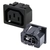 IC-212D C15 Power Soket Dişi Kulaksız AS-04F