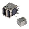 PowerMaster IC-265E USB 2.0 Şase A Dişi İkili Dik Montaj 8 Pin Oto Teyp USB