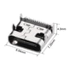 PowerMaster IC-266B-4 Type-C Dişi Şase Konnektör - USB 3.1 16 Pin Hızlı Şarj Destekli Soketi