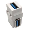 PowerMaster PM-25355 USB 3.0 90 Derece Dişi-Dişi Konnektör
