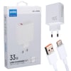 Weko WK-27876 M11 Beyaz 33 Watt Turbo Usb Şarj Başlık Adaptörü + Type-C Kablo