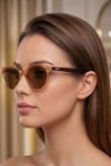 165 EXELİNE COL OVAL SERİ POLARİZE UV 400 YANSIMA GİDERME PREMİUM KADIN GÜNEŞ GÖZLÜĞÜ 51*19*135