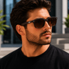COL 119 Premium Seri Rb Model Polarize Erkek Güneş Gözlüğü-Polarize-UV400-Anti Refle 3 lü Koruma 53*18*132 Ekartman