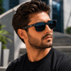 COL 119 Premium Seri Rb Model Polarize Erkek Güneş Gözlüğü-Polarize-UV400-Anti Refle 3 lü Koruma 53*18*132 Ekartman