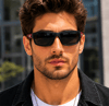 COL 124 Seri Polarize Erkek Güneş Gözlüğü-Kırılmaz Çerçeve-Polarize-UV400-Anti Refle 3lü Koruma 62*16*130 Ekartman