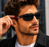 COL 124 Yeni Seri Polarize Erkek Güneş Gözlüğü-Kırılmaz Çerçeve-Polarize-UV400-Anti Refle 3 lü Koruma 62*16*130 Ekartman