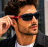 COL 125 Yeni Seri Polarize Erkek Güneş Gözlüğü-Kırılmaz Çerçeve-Polarize-UV400-Anti Refle 3 lü Koruma 61*19*130 Ekartman