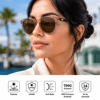 COL 127 Yeni Premium Seri Polarize Kadın Güneş Gözlüğü-Polarize-UV400-Anti Refle 3lü Koruma 50*21*145 Ekartman