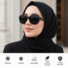 COL 132 Yeni Premium Seri Polarize Kadın Güneş Gözlüğü-Polarize-UV400-Anti Refle 3lü Koruma 59*17*145 Ekartman