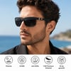 COL 145 Yeni Premium Seri Polarize Erkek Güneş Gözlüğü-Polarize-UV400-Anti Refle 3lü Koruma 63*18*130 Ekartman