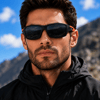 COL 156 Yeni Premium Spor Seri Polarize Erkek Güneş Gözlüğü-Polarize-UV400-Anti Refle 3lü Koruma 62*15*140 Ekartman