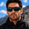 COL 156 Yeni Premium Spor Seri Polarize Erkek Güneş Gözlüğü-Polarize-UV400-Anti Refle 3lü Koruma 62*15*140 Ekartman