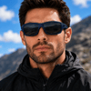 COL 156 Yeni Premium Spor Seri Polarize Erkek Güneş Gözlüğü-Polarize-UV400-Anti Refle 3lü Koruma 62*15*140 Ekartman