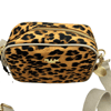 Kuum London Omuz Askılı Leopar Desenli Premium Kadın Çantası 21x16x9Cm