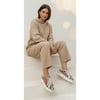 Kuum London Sneakers Bej Leopar Kadın Ayakkabı Şık Estetik Premium Ürün