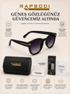 R565 C1 - UV400 - Anti Refle Degrade Filtreli 48 Ekartman Ultra Premium Kadın Güneş Gözlüğü