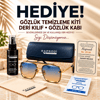 Rapsodi R503 C6 Magnum Seri Ultra Premium Erkek Güneş Gözlüğü- %100 UV400- Kahverengi Mavi Degrade Cam-İç Dış Mavi Anti Refle 58 Ekartman